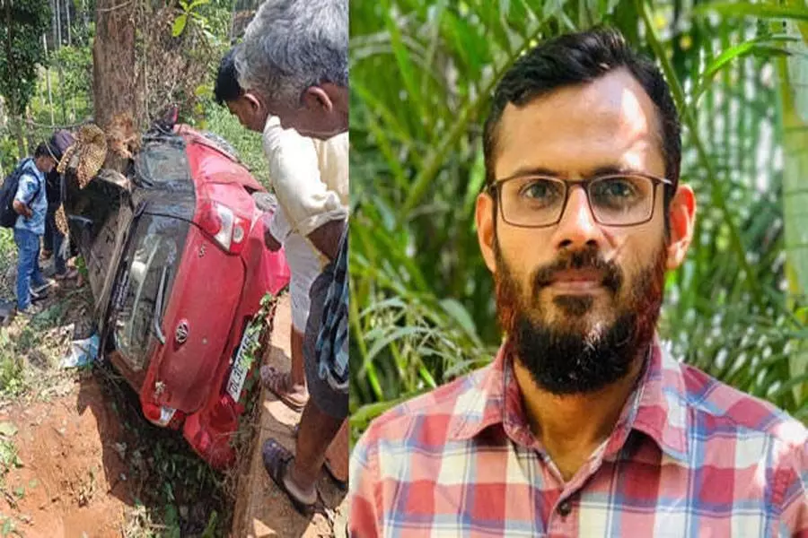 वायनाड में सड़क से कार फिसलने से शिक्षक की मौत, छह घायल