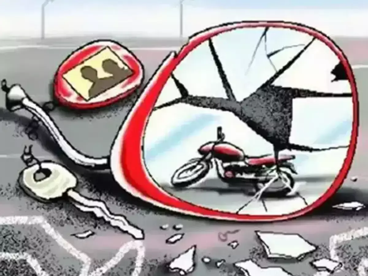 शिव बीसू गांव में हाइवा टर्बो की टक्कर से बाइक सवार दो भाइयों की हुई दर्दनाक मौत