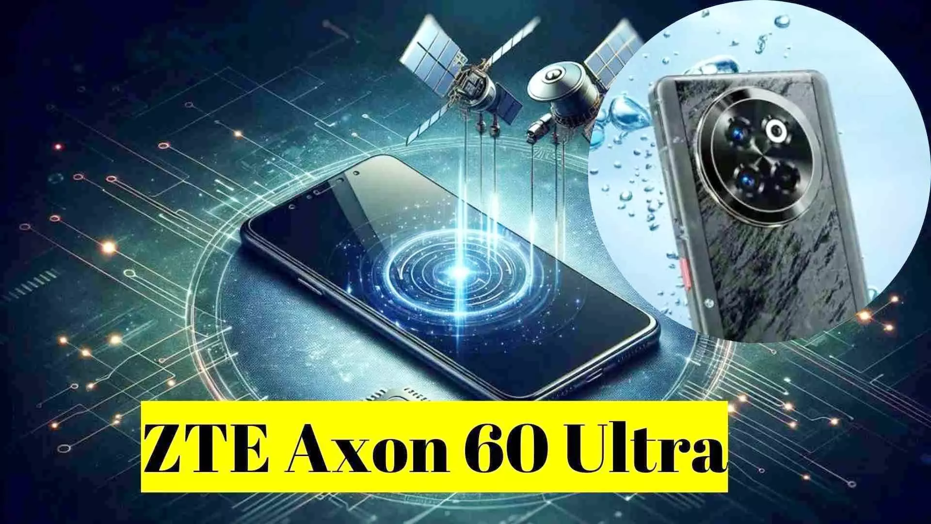 ZTE Axon 60 Ultra फोन  लांच  6000mAh बैटरी, 1.5K OLED डिस्प्ले