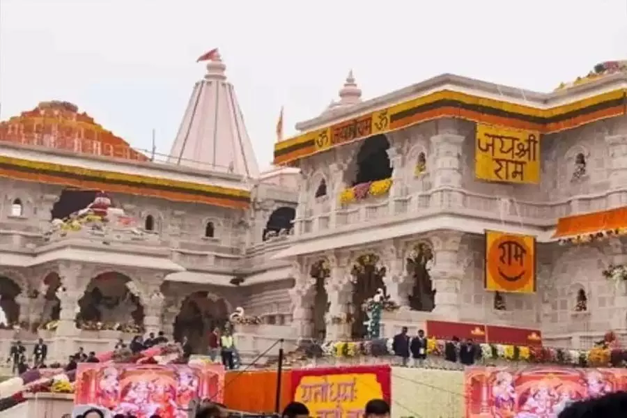 यूपी: राम मंदिर में रामनवमी से पहले सुरक्षा कड़ी की गई