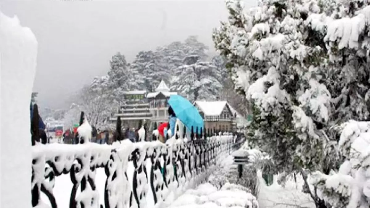 हिमाचल प्रदेश की ऊंची पहाड़ियों पर बर्फबारी का अलर्ट ,किसानों की बढ़ीं मुश्किलें