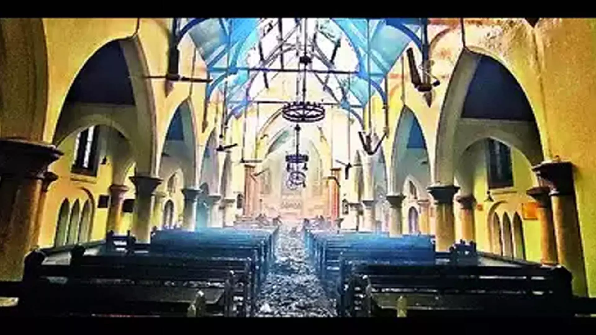 अजमेर में लगी आग चर्च बन गया खंडहर