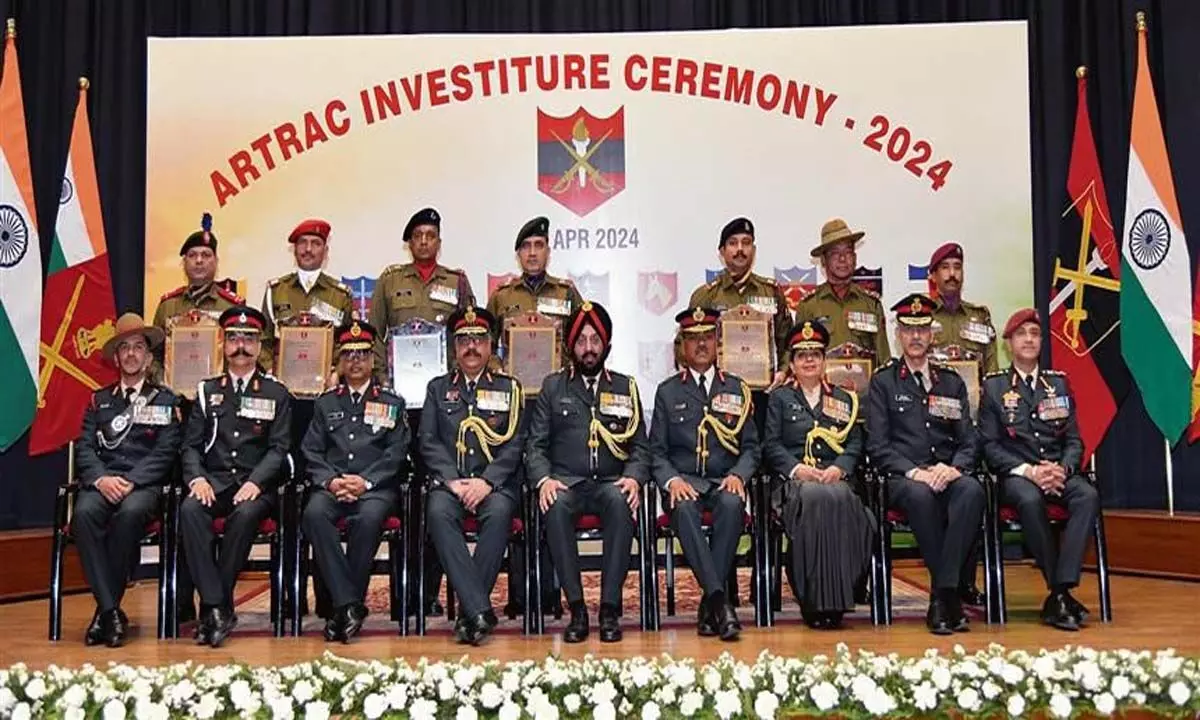 7 सेना प्रशिक्षण प्रतिष्ठानों को ARTRAC पुरस्कार से सम्मानित किया गया