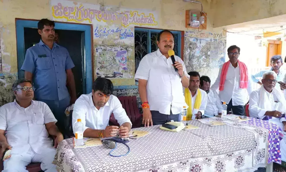 पालनाडु जिले के सत्तेनपल्ली निर्वाचन क्षेत्र में टीडीपी के तहत चुनाव प्रचार किया गया