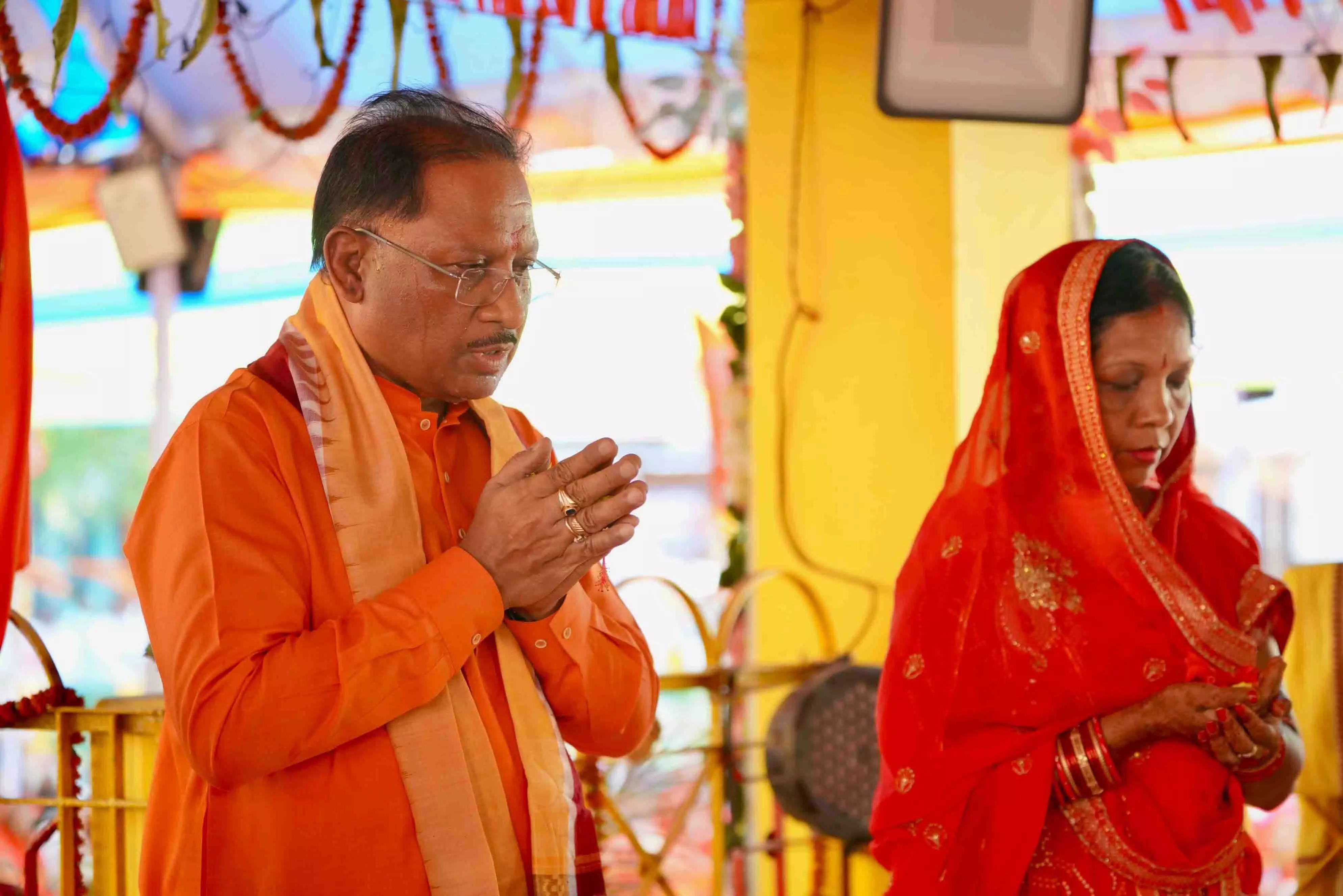 मुख्यमंत्री विष्णुदेव साय ने गृहग्राम बगिया में मनाई रामनवमी