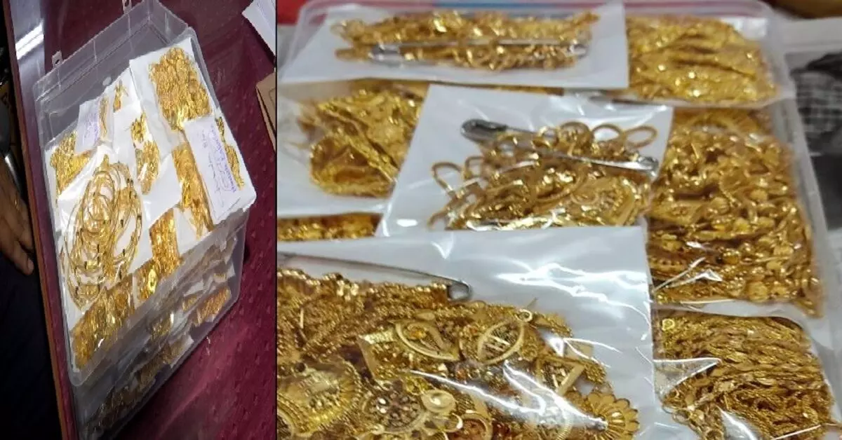भुवनेश्वर हवाई अड्डे से 2.82 करोड़ रुपये का 4.8 किलोग्राम सोना जब्त