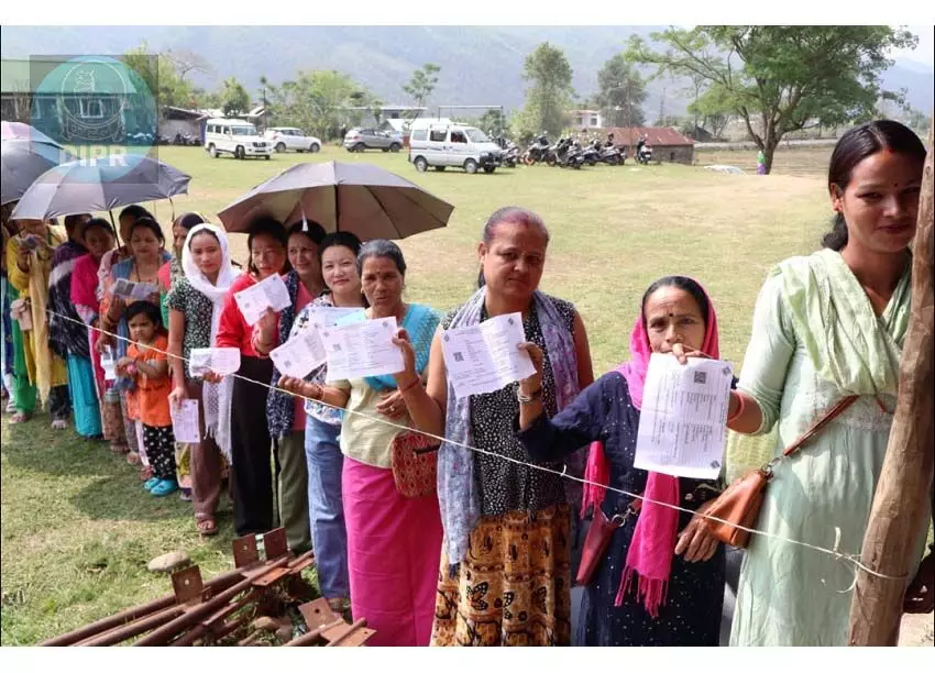 मणिपुर लोकसभा चुनाव दोपहर 3.30 बजे तक 63% मतदान