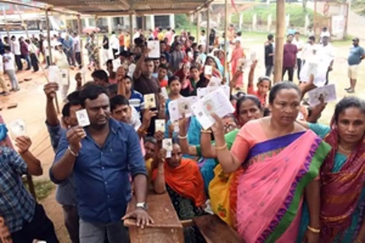 पूर्वोत्तर में त्रिपुरा में सर्वाधिक 79.83 प्रतिशत मतदान हुआ