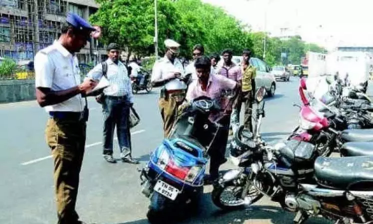 गलत मार्ग के उल्लंघन के लिए जेल, साइबराबाद यातायात पुलिस को चेतावनी