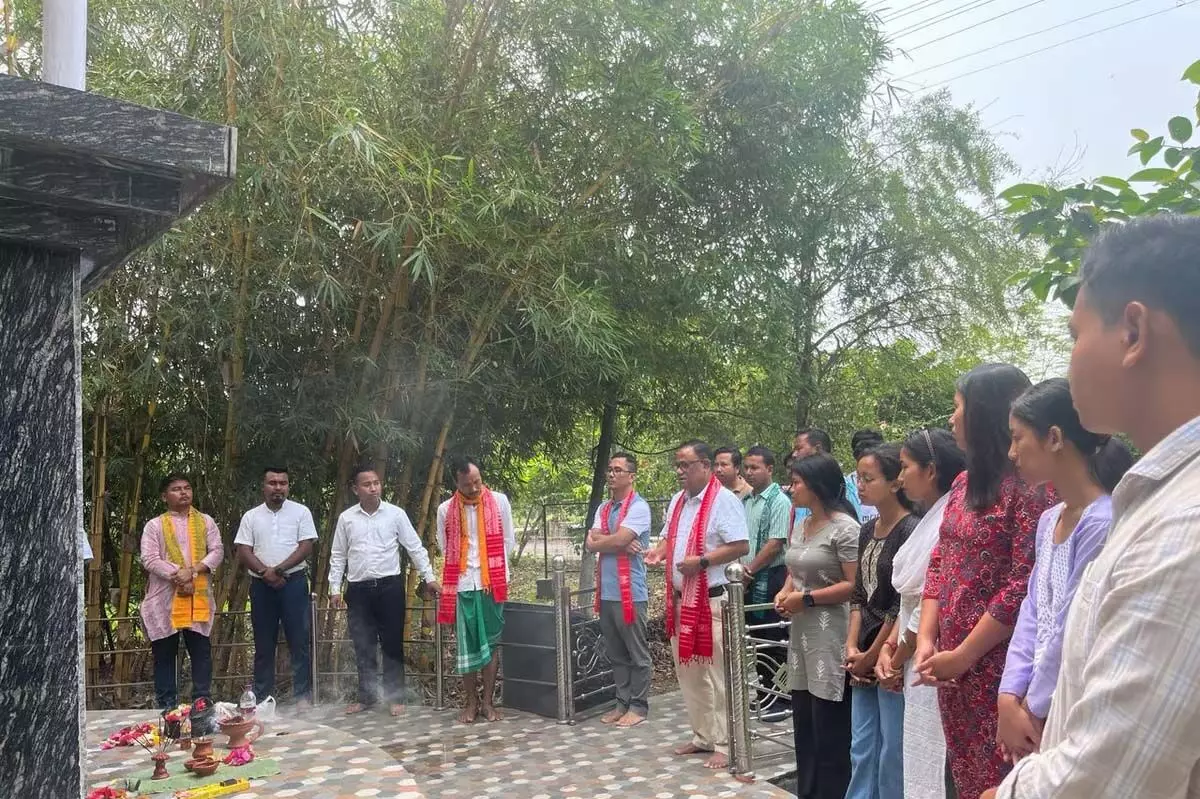 बोडोलैंड विश्वविद्यालय ने गुरुदेव कालीचरण ब्रह्मा की 165वीं जयंती मनाई