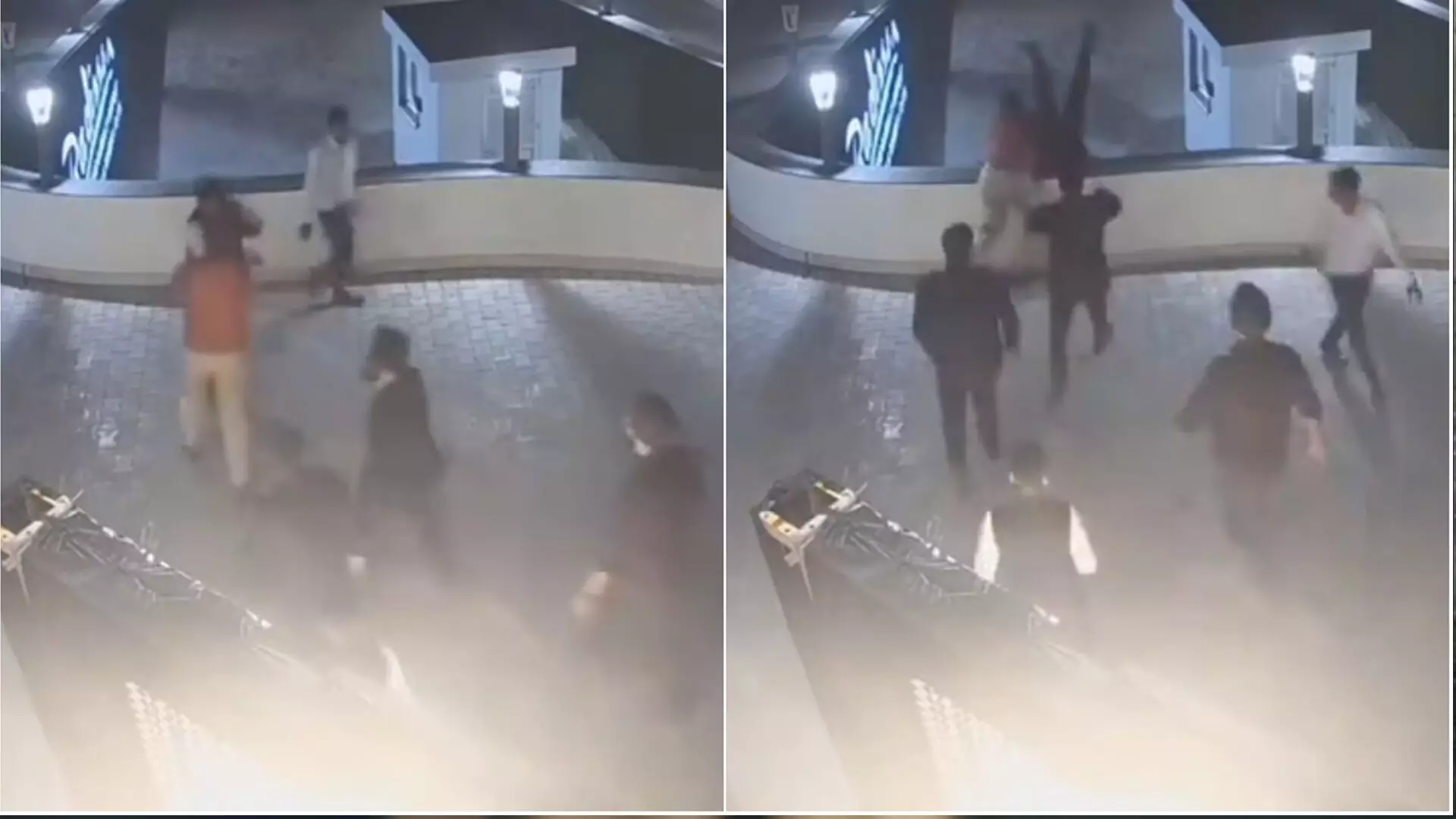 युवकों ने कारोबारी के बेटे को बिल्डिंग से नीचे फेंका, घटना का वीडियो आया सामने