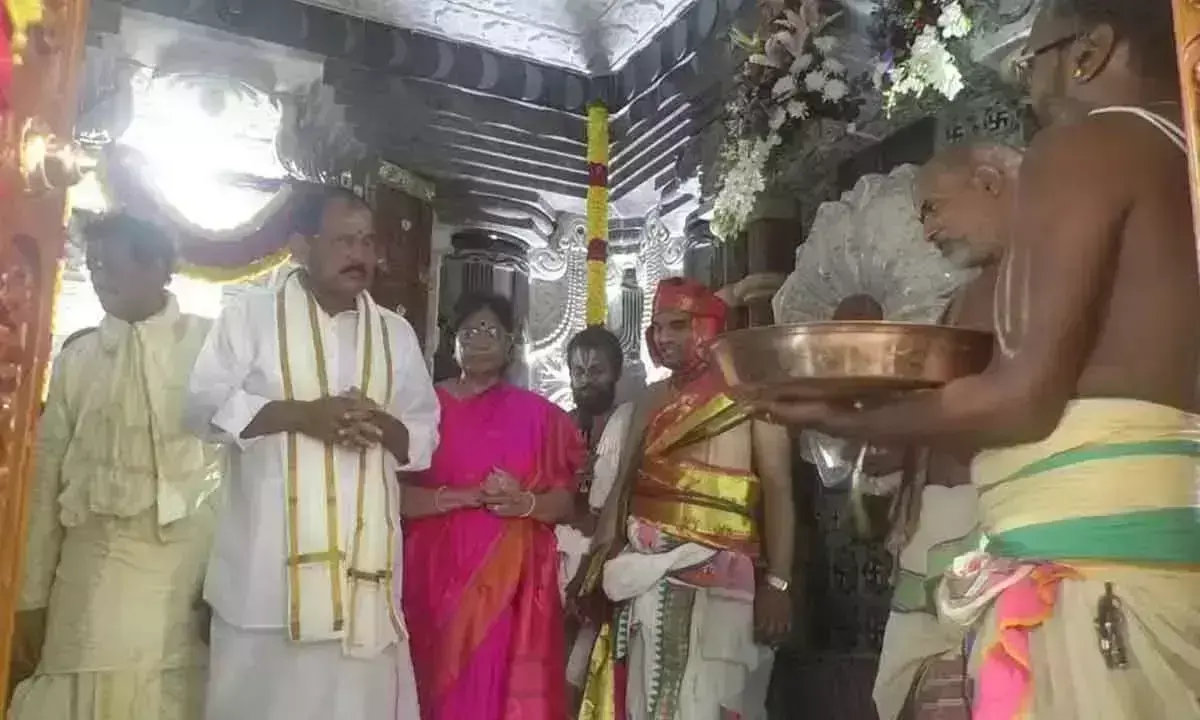 श्री मोगादर्ममा लक्ष्मी पद्मालयम की प्राण प्रतिष्ठा हुई