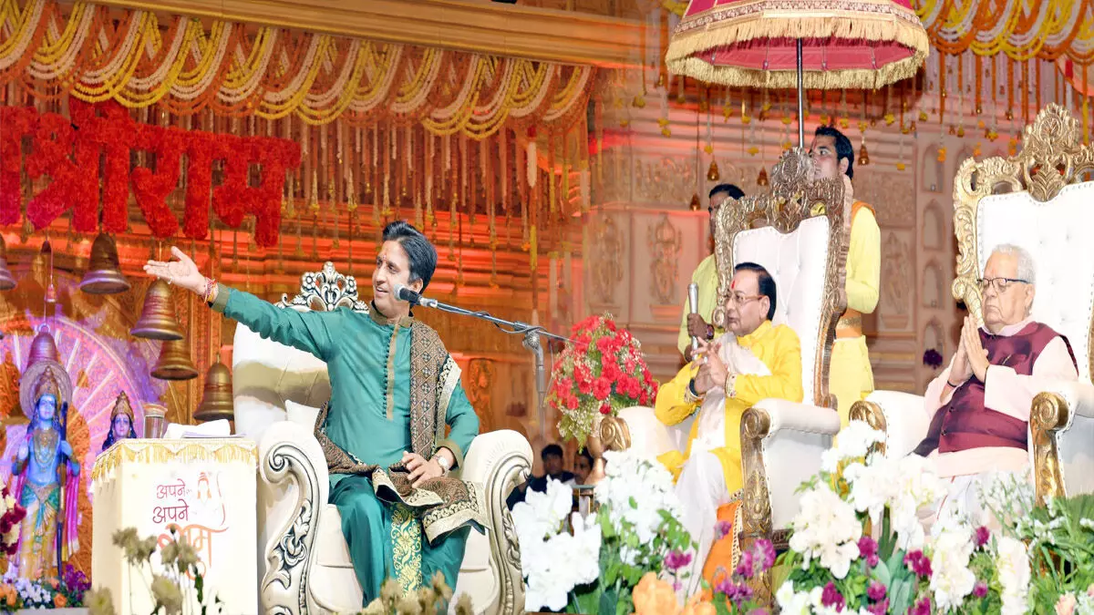 राज्यपाल कलराज मिश्र ने मेंहदीपुर बालाजी मंदिर में हनुमान जन्मोत्सव समारोह में भाग लिया