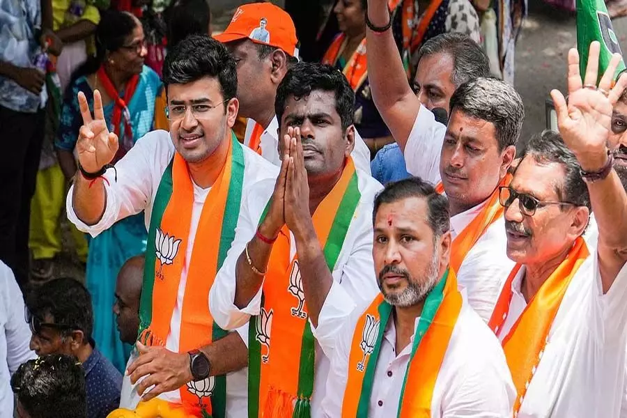 अन्नामलाई ने कर्नाटक में कांग्रेस की तुष्टीकरण नीति की आलोचना की