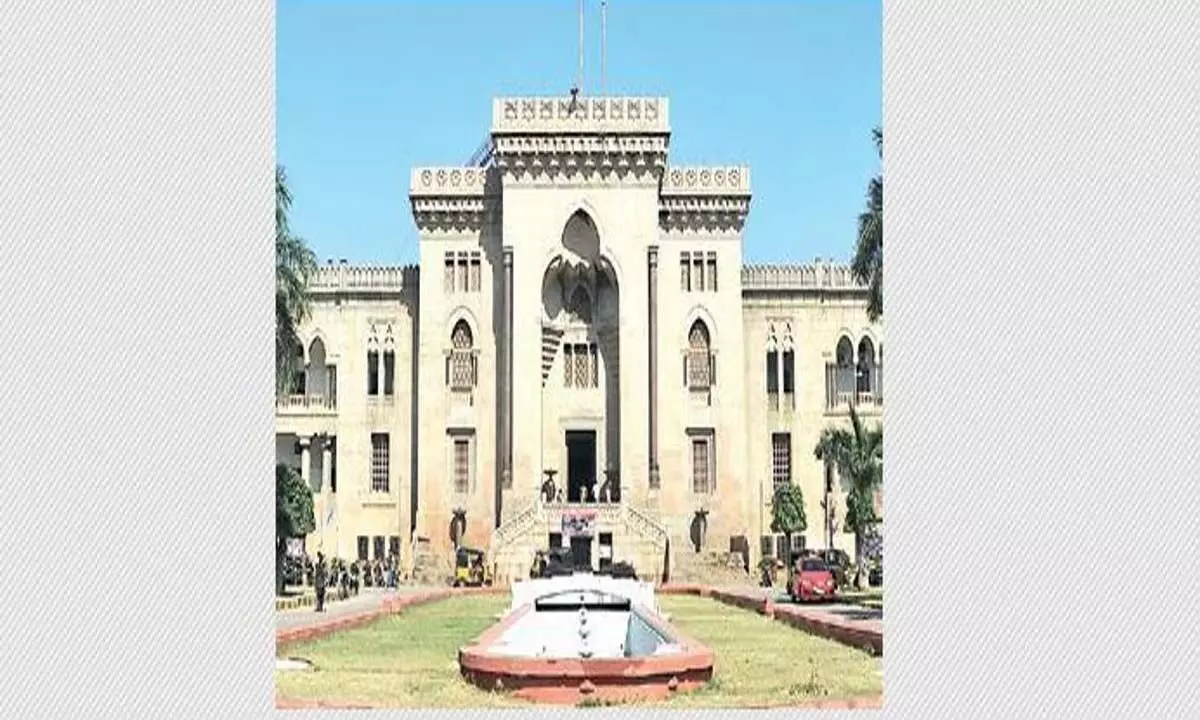 उस्मानिया यूनिवर्सिटी आर्ट्स कॉलेज भवन के लिए ट्रेडमार्क दायर किया गया