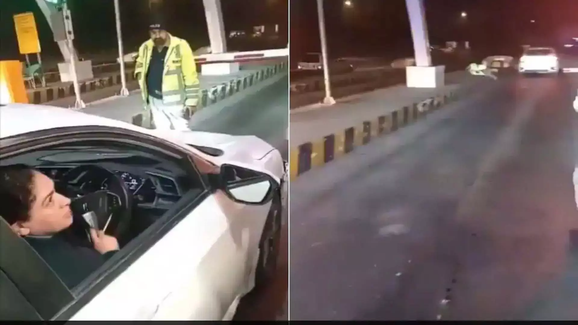 पाकिस्तानी महिला ने ट्रैफिक पुलिस अधिकारियों पर गाड़ी चढ़ाने की कोशिश की, वीडियो वायरल