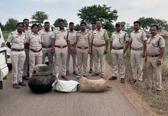 ओडिशा बॉर्डर पर आबकारी विभाग ने की बड़ी कार्रवाई, अवैध शराब भट्ठी को किया ध्वस्त