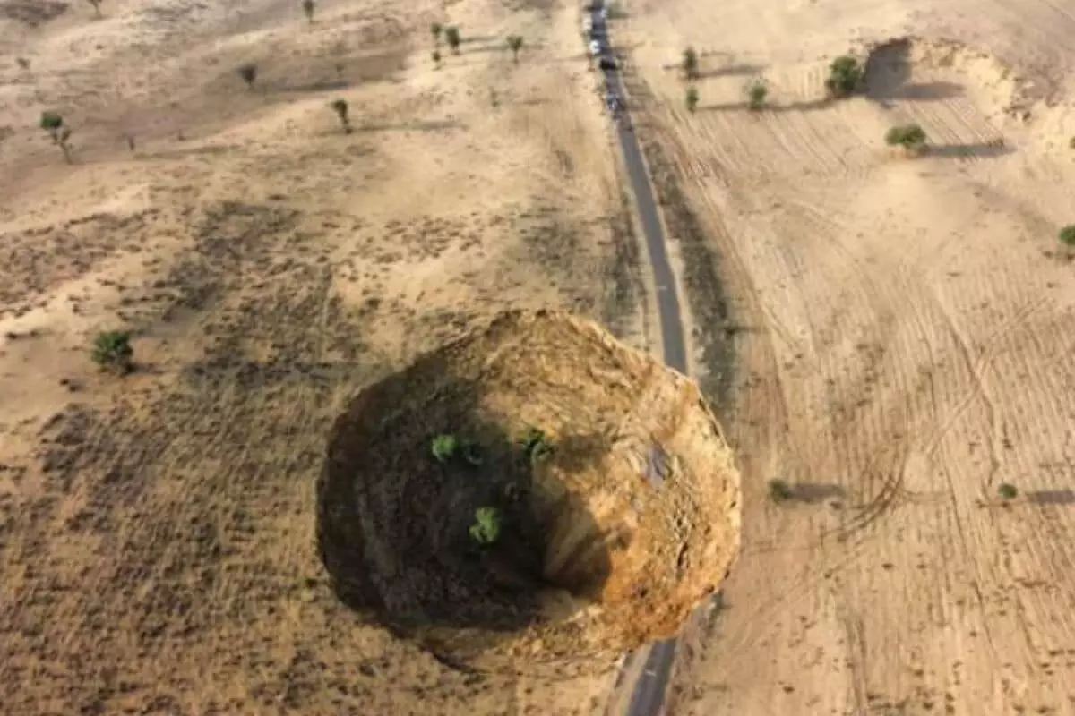 बीकानेर में 16 अप्रैल को 70 फीट जमीन धंसने का रहस्य से उठा पर्दा