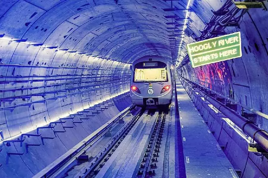 कलकत्ता मेट्रो रूबी-बेलेघाटा खंड पर ट्रायल रन शुरू करेगी