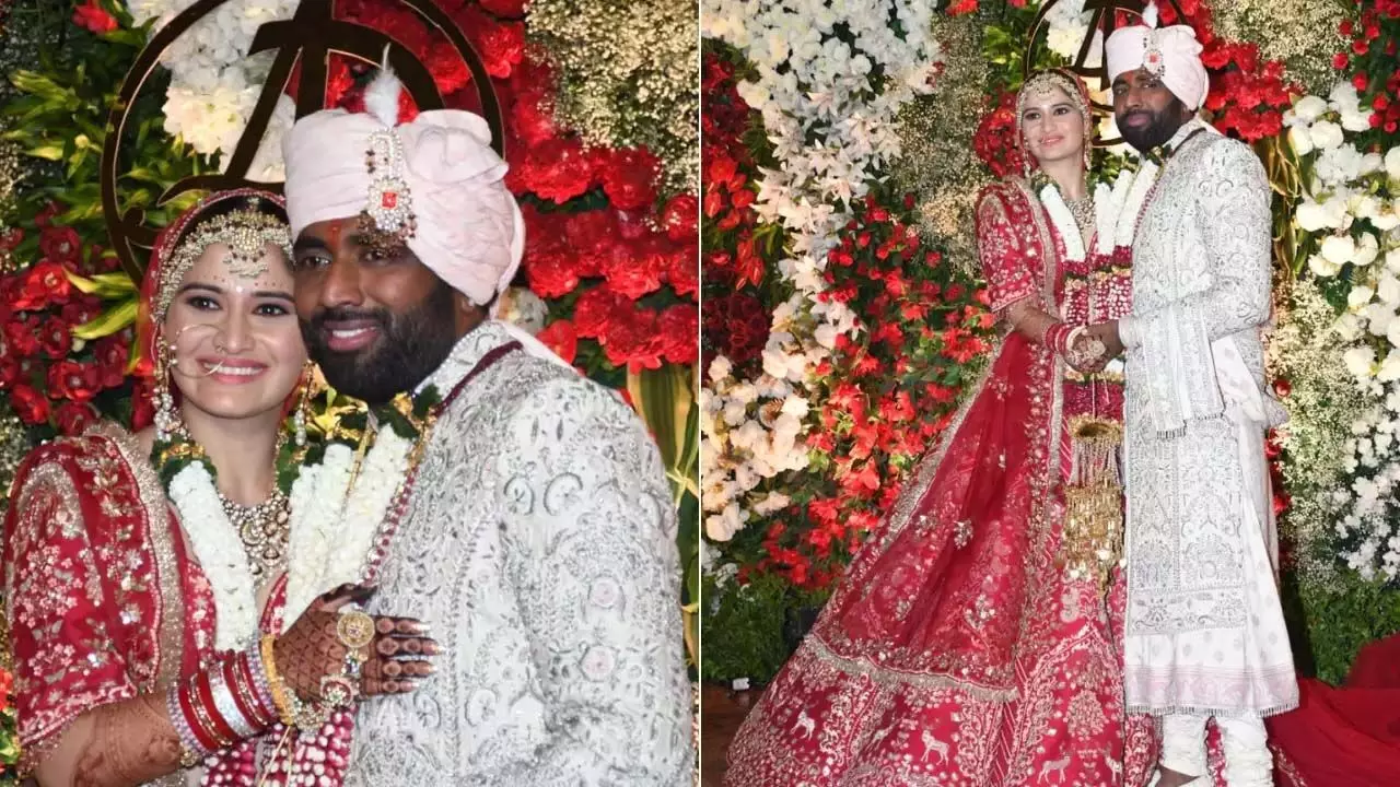 शादी के बंधन में बंधे आरती सिंह और दीपक चौहान, सामने आई कपल की पहली झलक