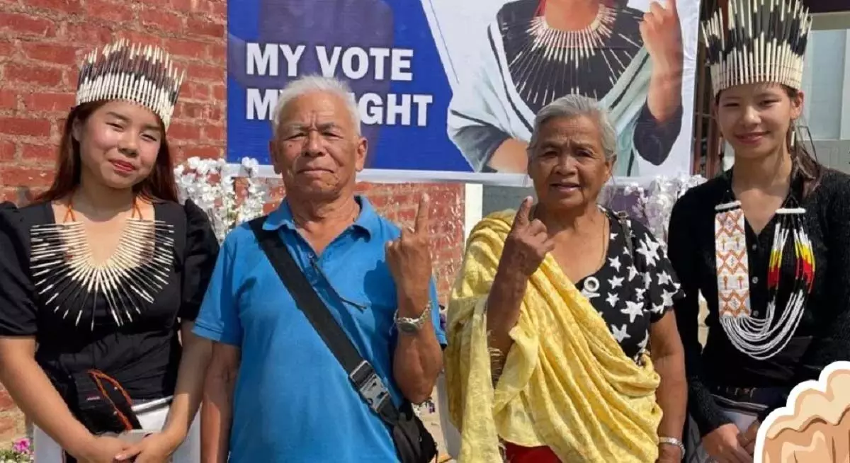 लोकसभा चुनाव का दूसरा चरण: मणिपुर में सुबह 9 बजे तक 15.49% मतदान हुआ