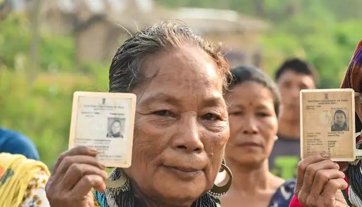 ब्रू शरणार्थियों ने त्रिपुरा में लोकसभा चुनाव के लिए मतदान किया, जो एक मील का पत्थर