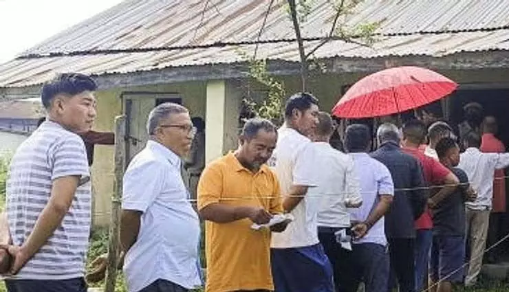 बाहरी मणिपुर लोकसभा सीट के शेष भाग में बिना किसी घटना के 76 प्रतिशत से अधिक मतदान दर्ज