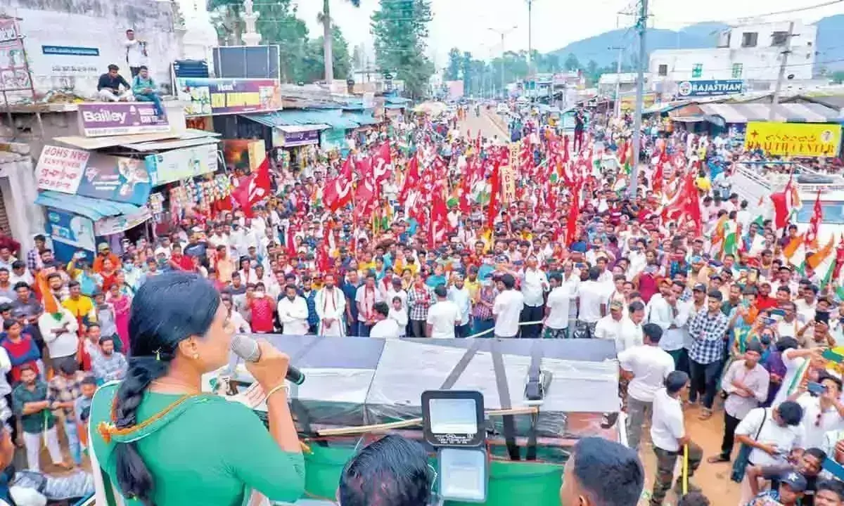 अनकापल्ली: शर्मिला ने आश्वासन दिया कि कांग्रेस आंध्र प्रदेश का खोया हुआ गौरव वापस लाएगी