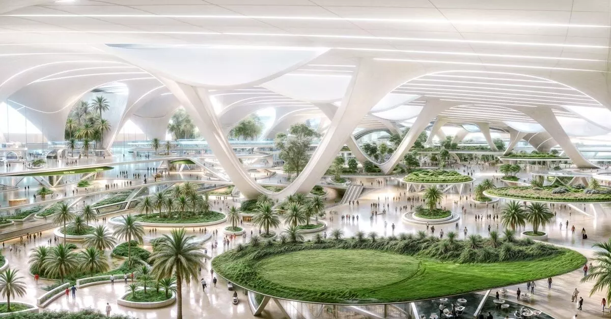 दुनिया की सबसे बड़ी यात्री क्षमता वाला नया दुबई अंतर्राष्ट्रीय हवाई अड्डा