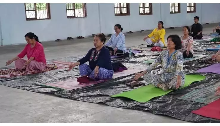अरुणाचल प्रदेश के एंगो तकर डेरे में 5 दिवसीय योग कक्षाएं संपन्न हुईं