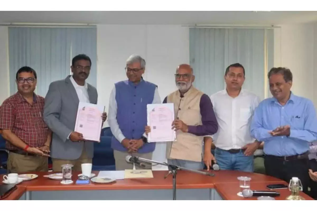तेजपुर विश्वविद्यालय ने बायोमेडिकल अनुसंधान के लिए भारतीय चिकित्सा अनुसंधान परिषद के साथ समझौता ज्ञापन पर हस्ताक्षर
