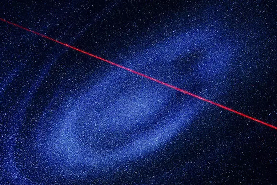 पृथ्वी को गहरे अंतरिक्ष में 140 मिलियन मील दूर से लेजर संदेश होता है प्राप्त