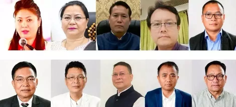 मणिपुर में प्रदर्शनकारियों ने कुकी-ज़ो के 10 विधायकों के पुतले जलाए
