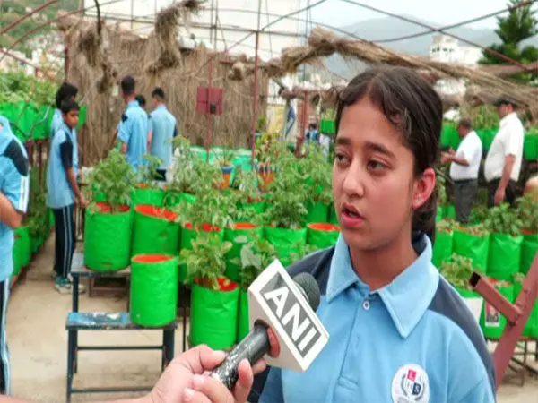 उधमपुर में स्कूल ने जैविक खेती के बारे में जागरूकता बढ़ाने के लिए छत पर खेती को अपनाया