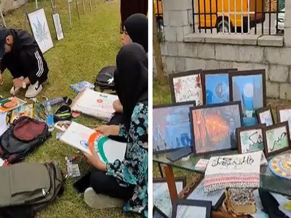 कुपवाड़ा प्रशासन कला के माध्यम से मतदाता जागरूकता को देता है बढ़ावा