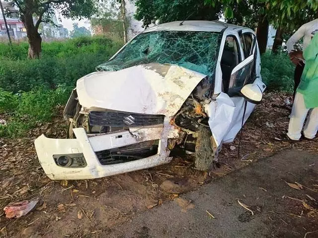 मुकेरियां के पास सड़क दुर्घटना में भाई-बहन की मौत, तीन घायल