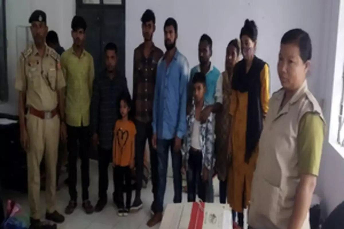 त्रिपुरा में दो बच्चों समेत 11 बांग्लादेशी नागरिक पकड़े गए