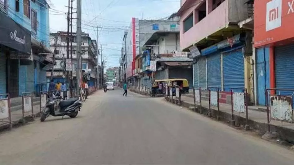 दीमापुर में शटर डाउन हड़ताल के कारण व्यवसायों और बैंकों को भारी नुकसान