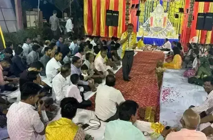 नागौर जिले में भक्तो ने सजाया बाबा श्याम का दरबार