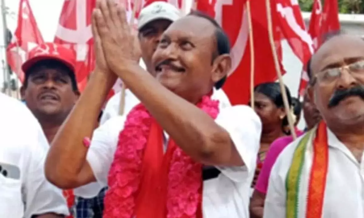 सीपीएम उम्मीदवार ने मंगलागिरी के लोगों की आवाज बनने का वादा किया