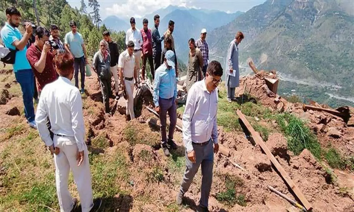 एनडीएमए टीम ने रामबन में भूमि धंसाव का सर्वेक्षण शुरू किया