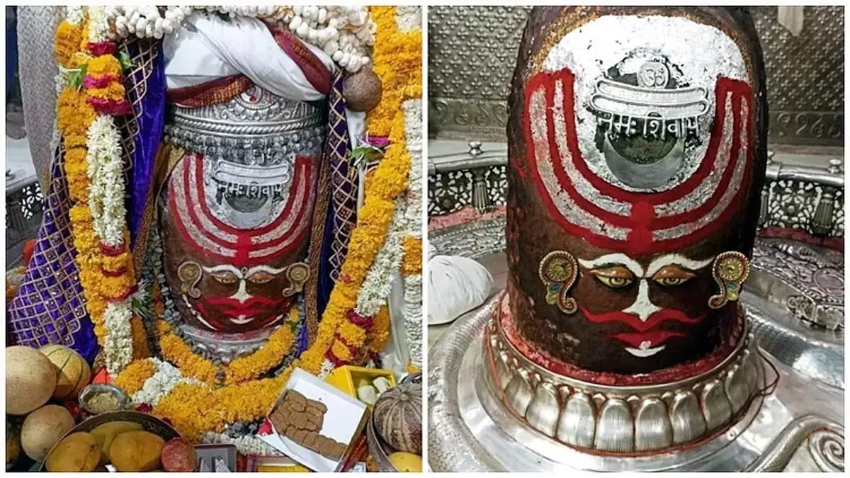 Ujjain : भस्म आरती में मखाने की माला से सजे महाकाल