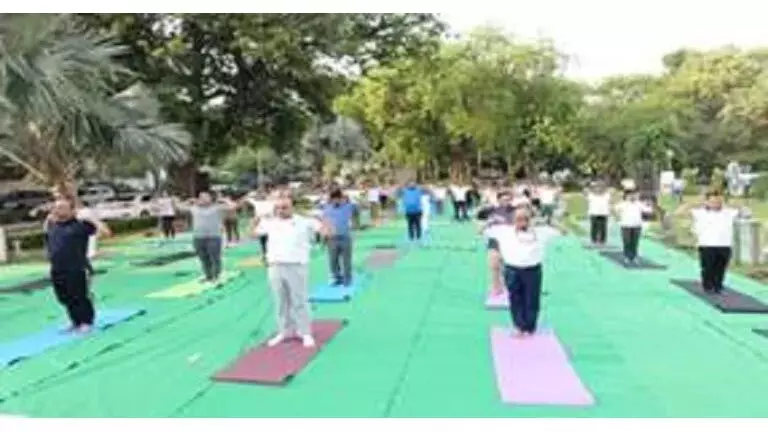 एमडीओएनईआर ने दिल्ली में अंतर्राष्ट्रीय योग दिवस की उल्टी गिनती की मेजबानी की