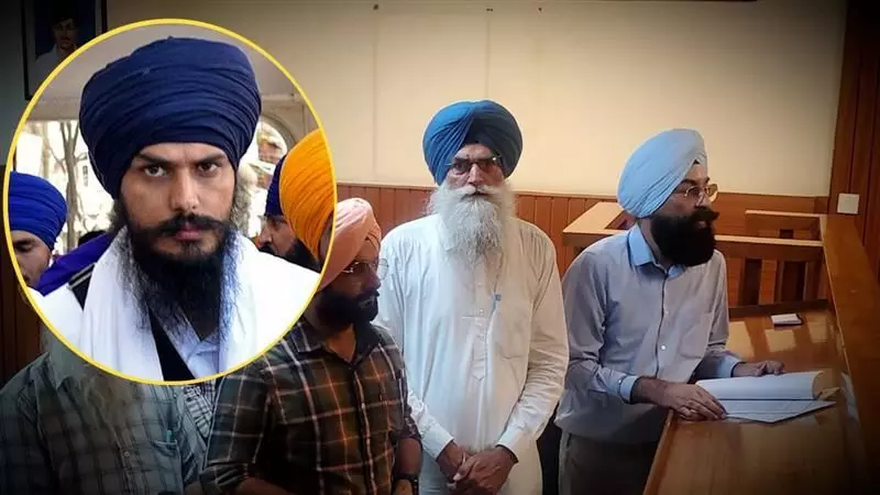 असम जेल में बंद अमृतपाल सिंह ने पंजाब के खडूर साहिब से नामांकन दाखिल किया