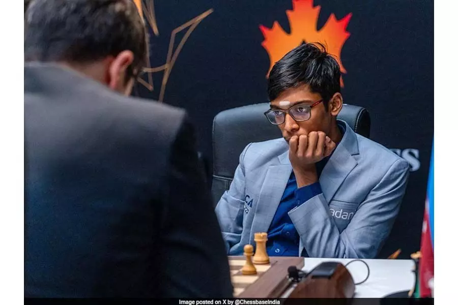 आर प्रग्गनानंद ने सुपरबेट शतरंज में मैग्नस कार्लसन को हराया लेकिन तीसरे स्थान पर रहे