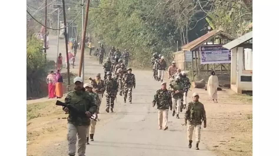मणिपुर म्यांमार में विद्रोहियों के बीच झड़प के बाद सुरक्षा बल हाई अलर्ट पर
