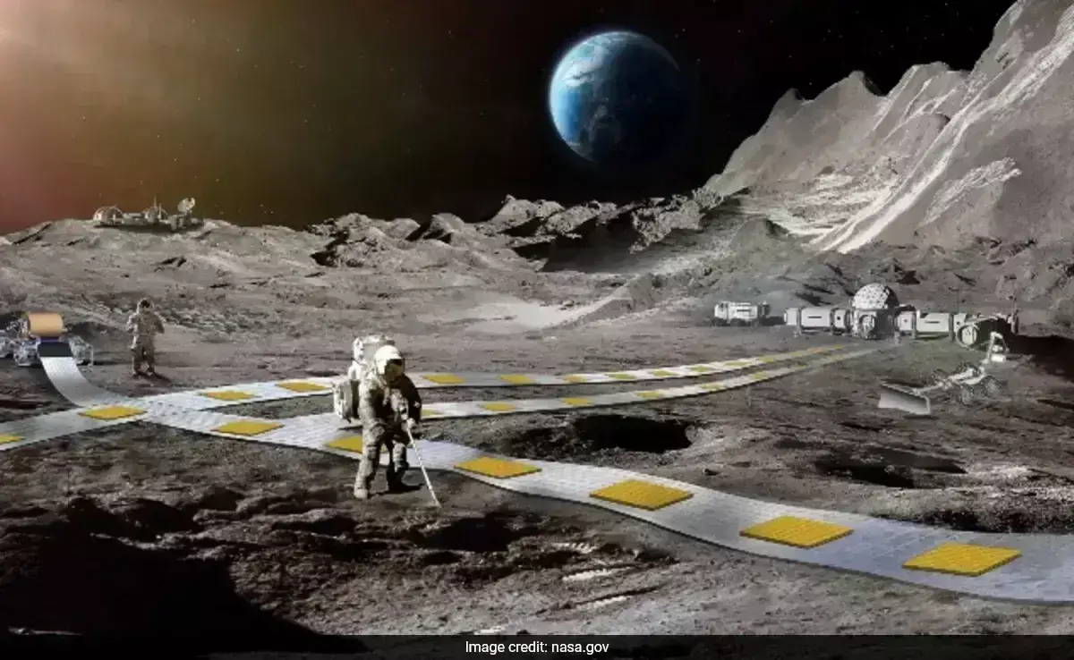नासा ने चंद्रमा पर पहली रेलवे प्रणाली बनाने की योजना की घोषणा की