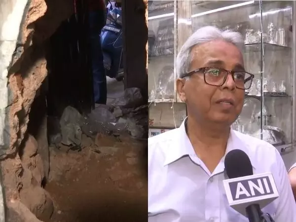 दिल्ली के दरीबा कलां में ज्वेलरी की दुकान की दीवार में छेद कर लूटपाट की गई