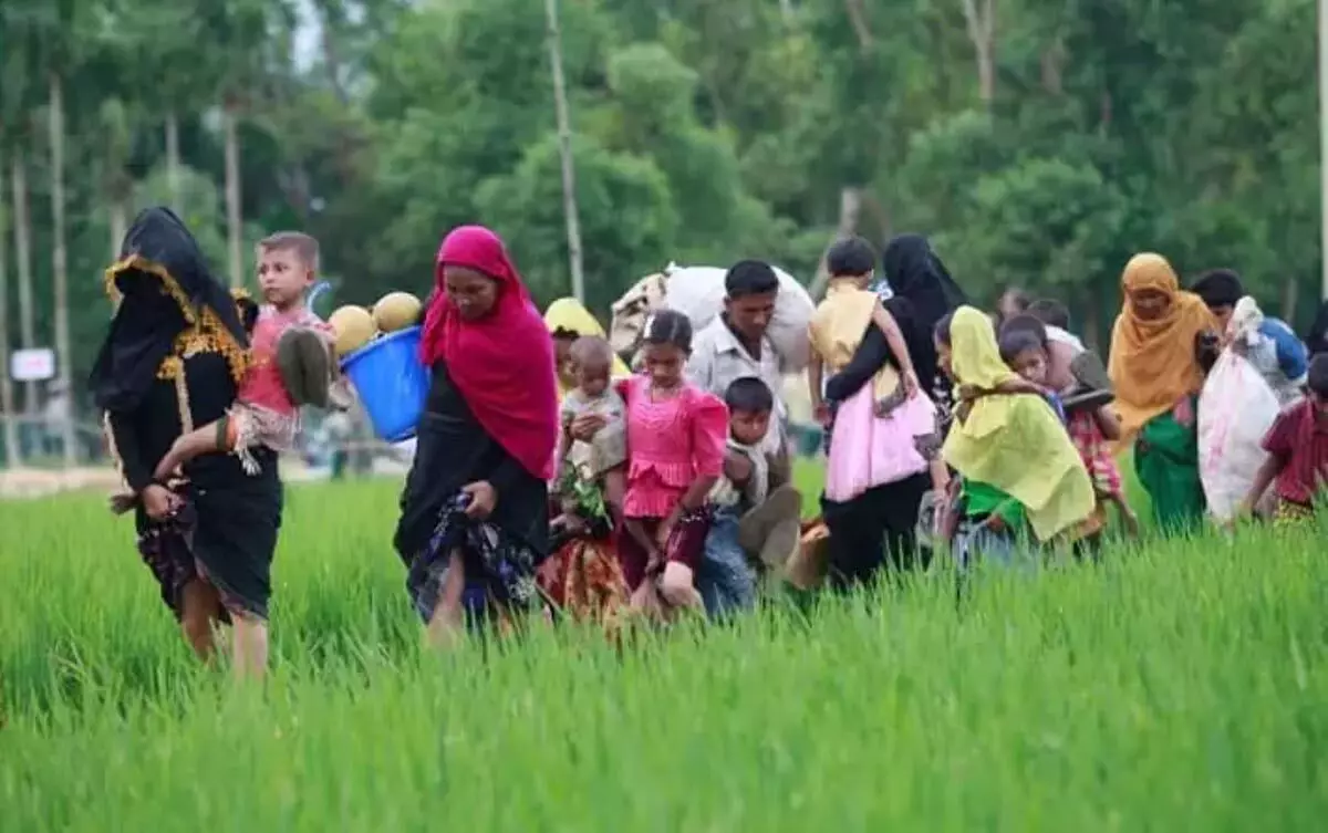 मिजोरम म्यांमार और बांग्लादेश से 200 शरणार्थी लॉन्गत्लाई में प्रवेश करते
