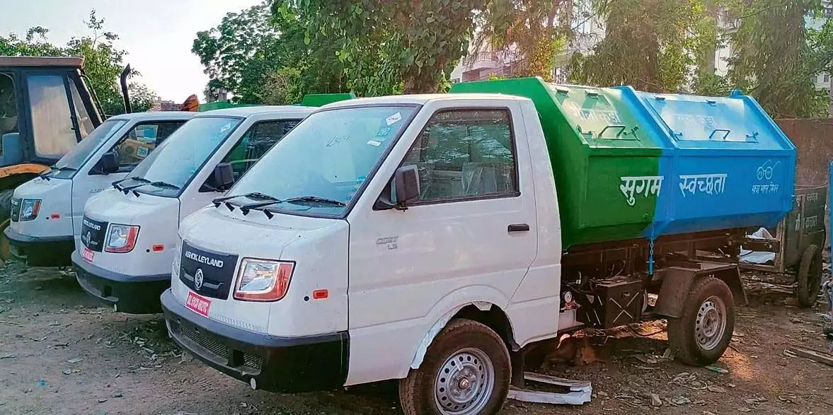 करनाल ने बेड़े में 10 कचरा उठाने वाले वाहन जोड़े